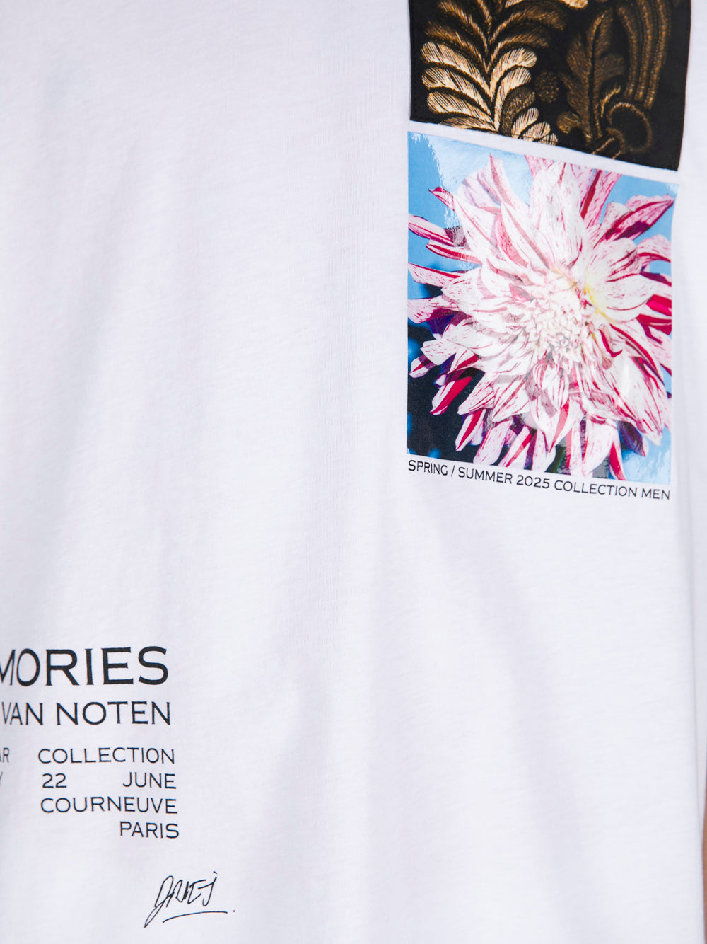 DRIES VAN NOTEN-HEER PR 1600 M.K.SS.T-SHIRT-021109.1600.001 001 WHITE