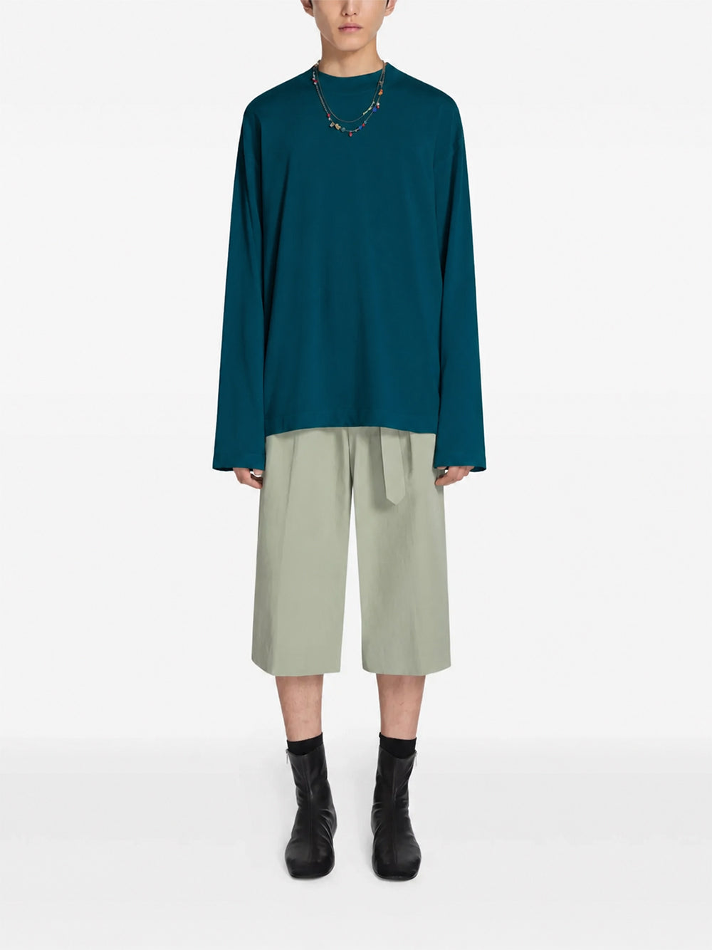 DRIES VAN NOTEN-HEGER 3600 M.K.LS.T-SHIRT-021103.3600 508 PETROL