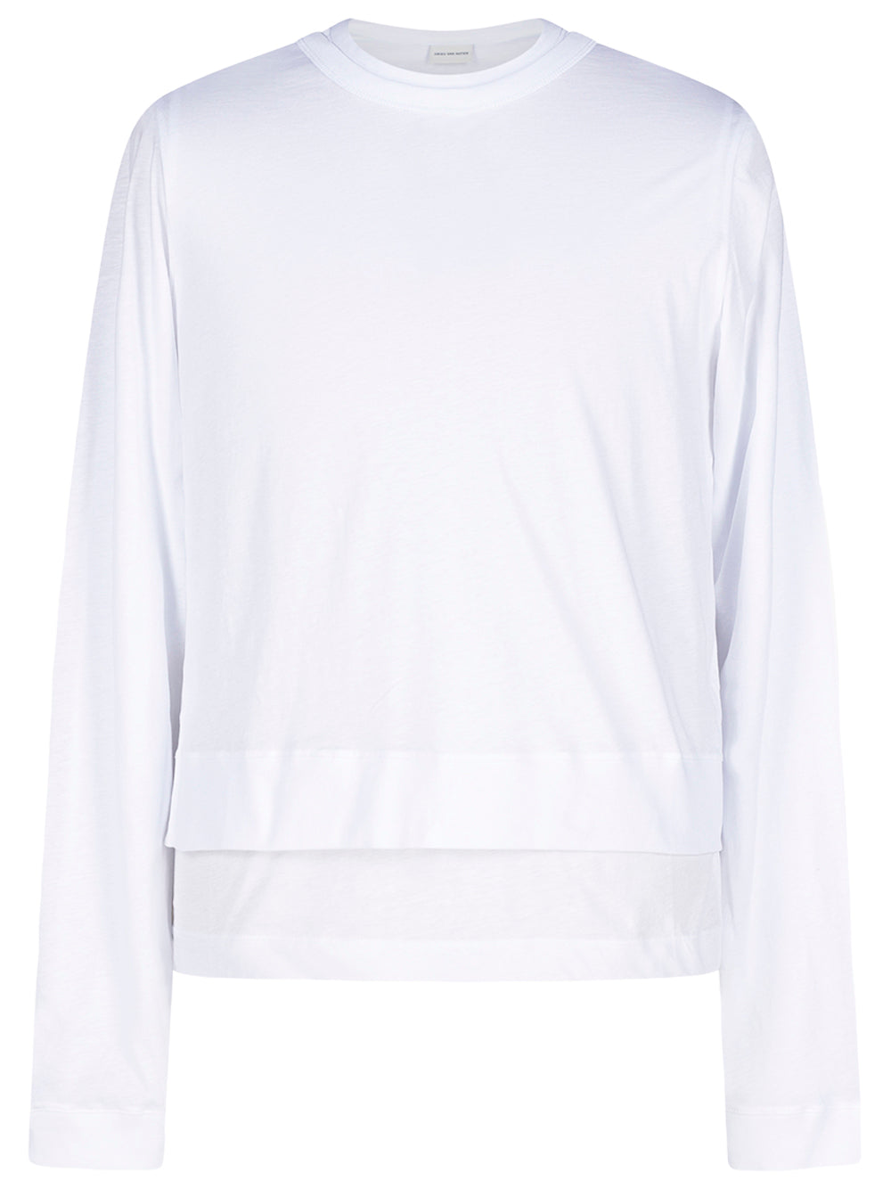 DRIES VAN NOTEN-HEXMAN 1605 M.K.LS.T-SHIRT-021126.1605.001 001 WHITE