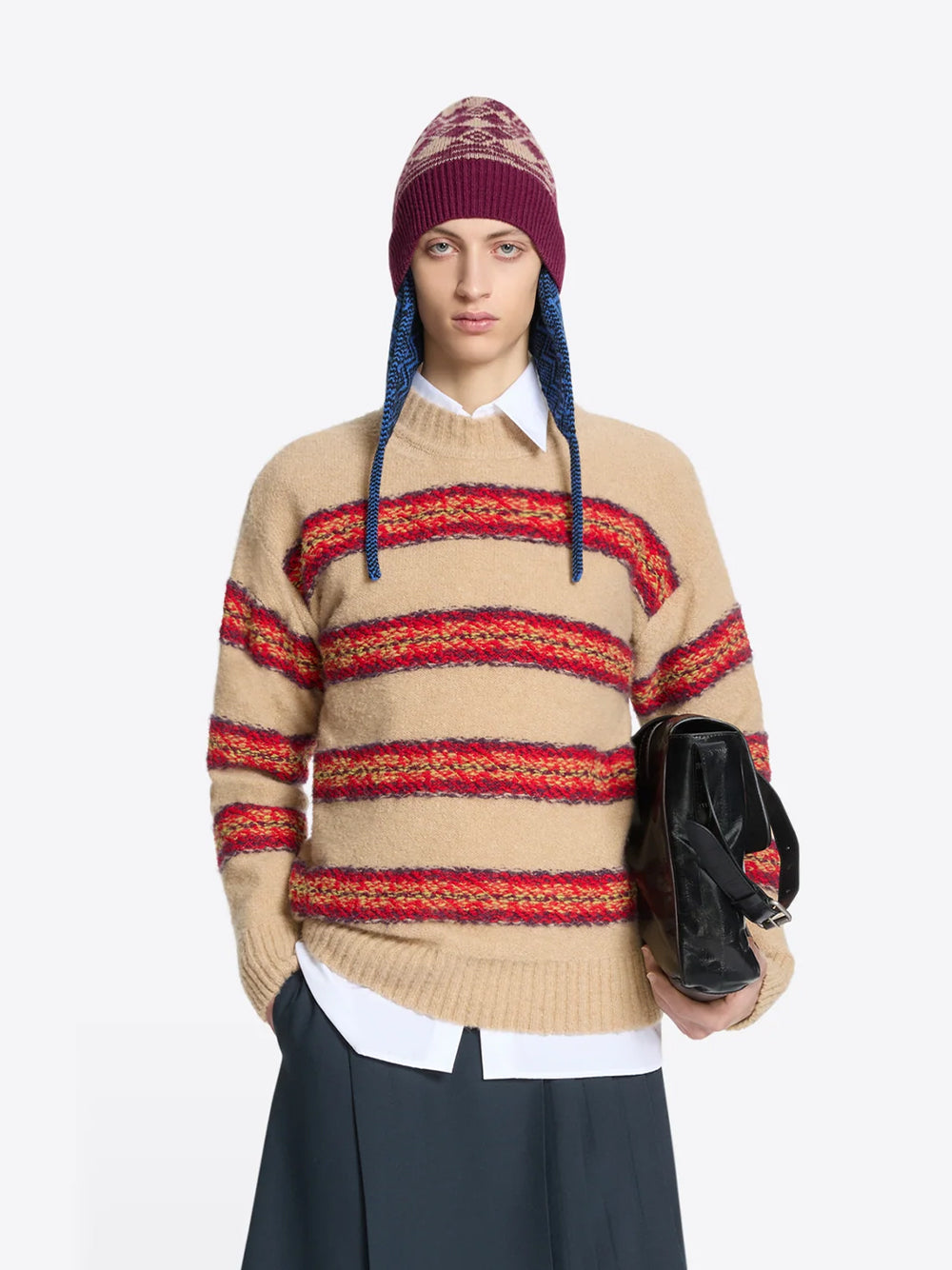 DRIES VAN NOTEN-MASTER 4755 M.K.SWEATER-021236.4755 005 ECRU