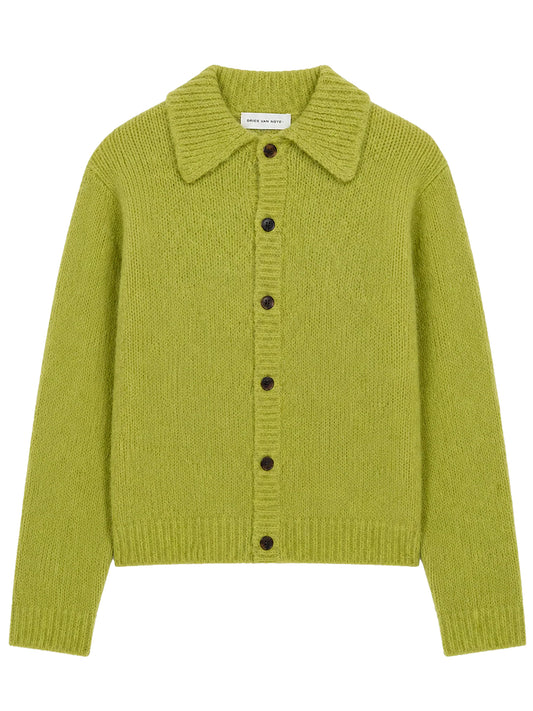 DRIES VAN NOTEN-MORA 4709 M.K.CARDIGAN-021230.4709 201 LIME