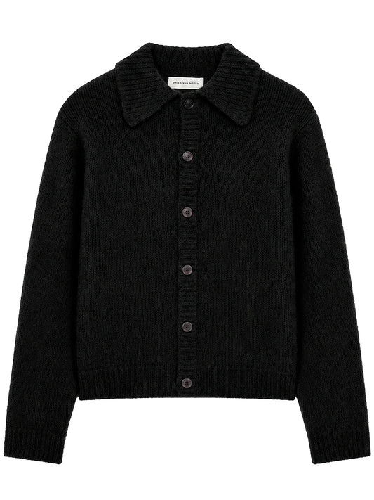 DRIES VAN NOTEN-MORA 4709 M.K.CARDIGAN-021230.4709 900 BLACK