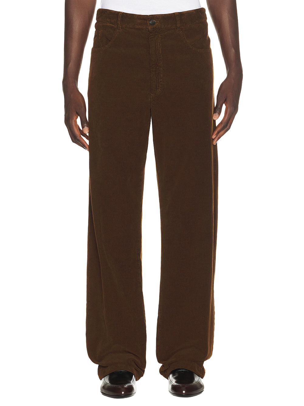 DRIES VAN NOTEN-PEYTER GD 4298 M.W.PANTS-020924.4298 703 BROWN
