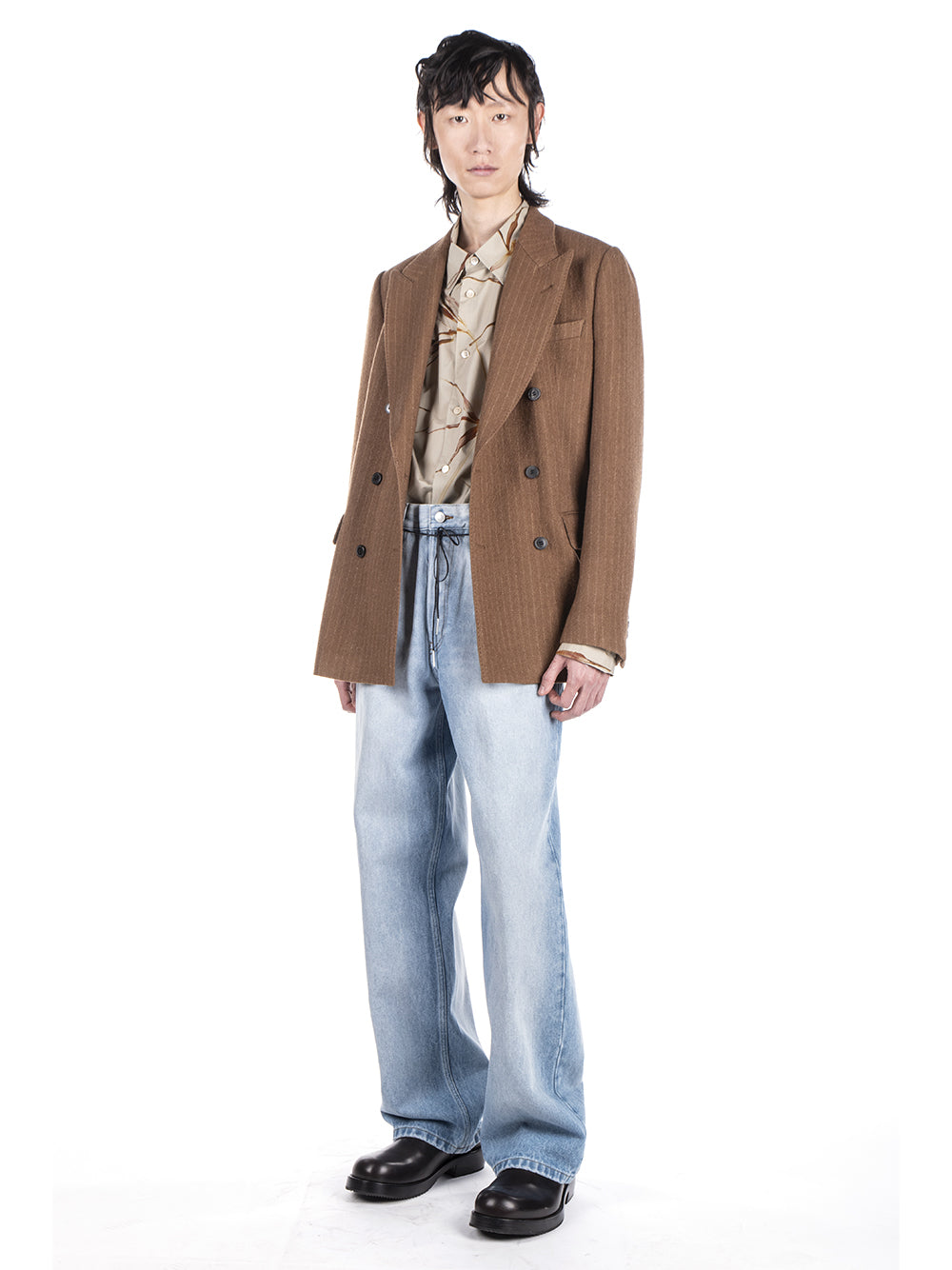 DRIES VAN NOTEN-PINE DENIM-252.020927.2390 514 LIGHT BLUE – La