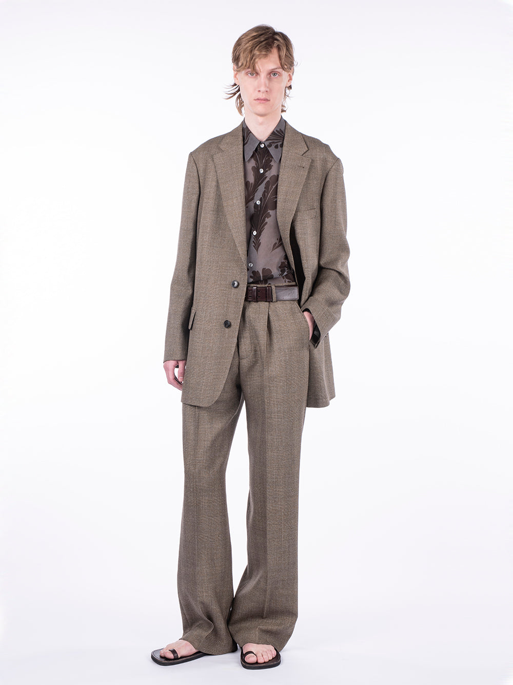 DRIES VAN NOTEN-PREELY 1382 M.W.PANTS-020905.1382.203 203 MUSTARD