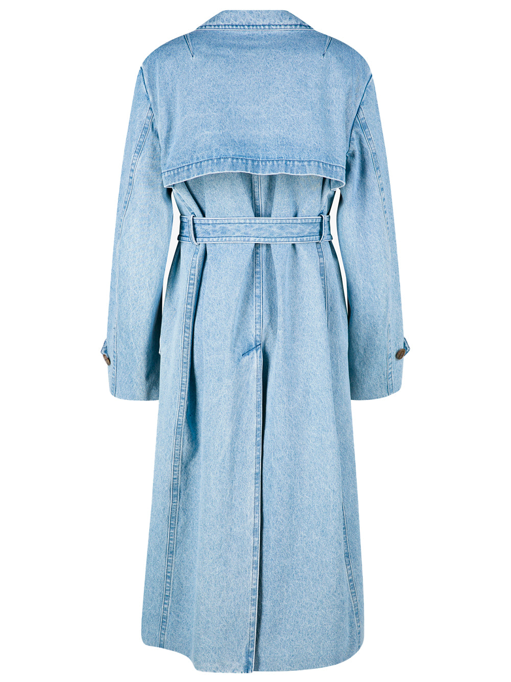 DRIES VAN NOTEN-RALPHIE DENIM COAT-020203.9383 514 LIGHT BLUE