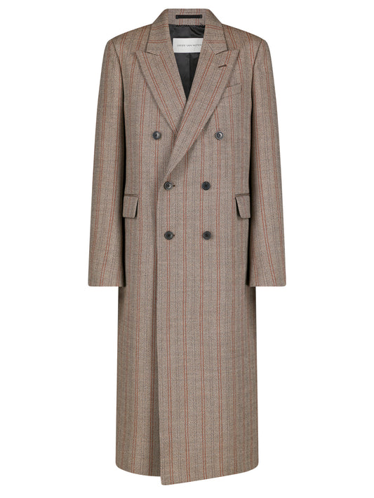 DRIES VAN NOTEN-RODGERS COAT-252.020241.2056 701 RUST