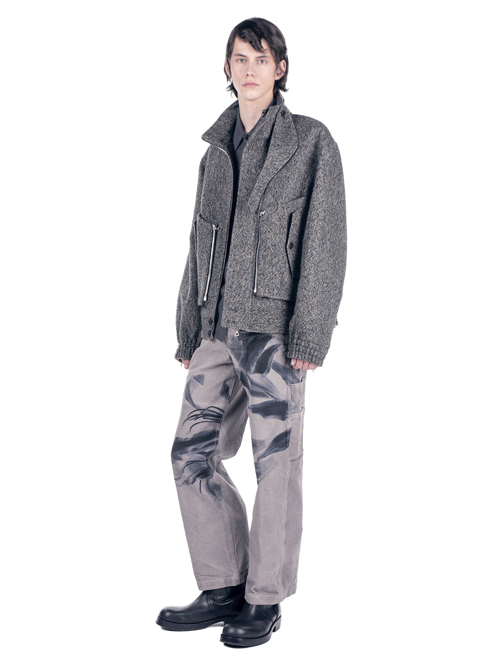 DRIES VAN NOTEN-VENICE JACKET-252.020565.2261 802 GREY