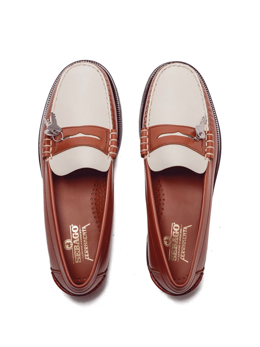 FERRAMENTA COLLABORATIONS-SEBAGO DAN FERRAMENTA-3114JW A01 BROWN GINGER.WHITE