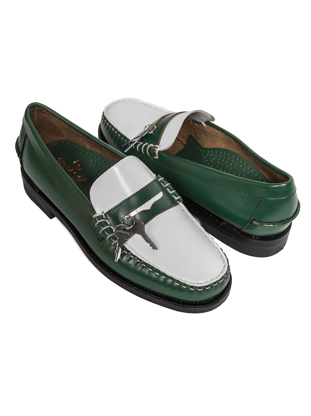 FERRAMENTA COLLABORATIONS-SEBAGO DAN FERRAMENTA WOMAN-2117XWG GREEN CHIEVE/WHITE