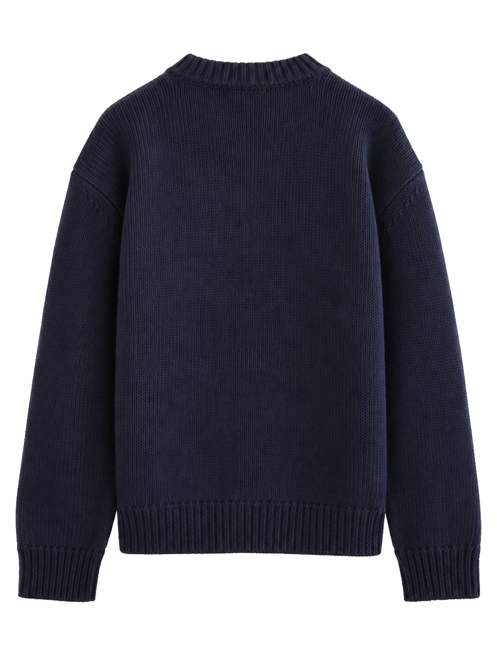 FERRAMENTA-CREWNECK CHUNKY WOOL-FMT30015 BLUE NAVY