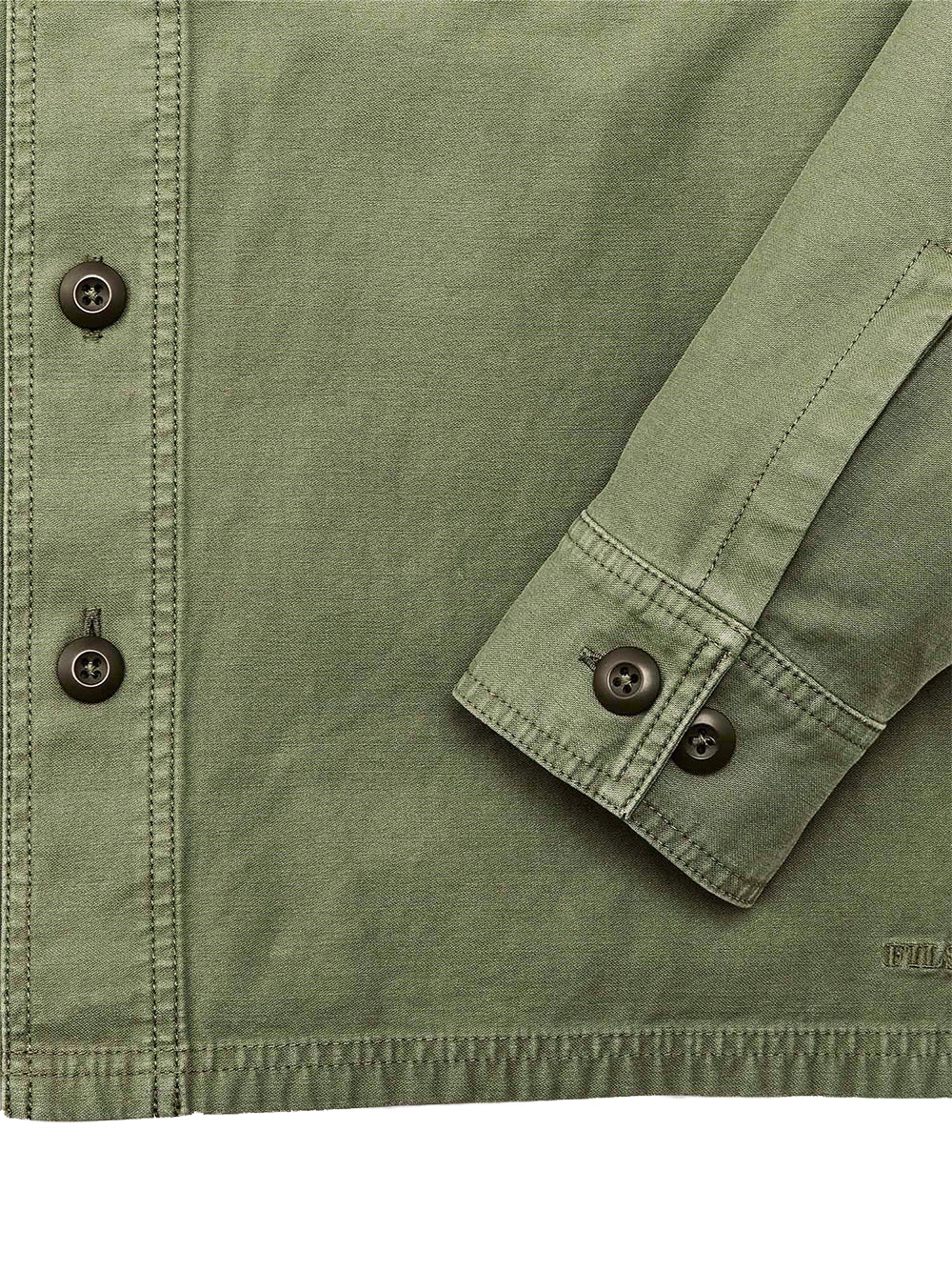 FILSON-FIELD JACKET-SHIRT-FMOSH0015 391 WASHED FATIGUE GREEN