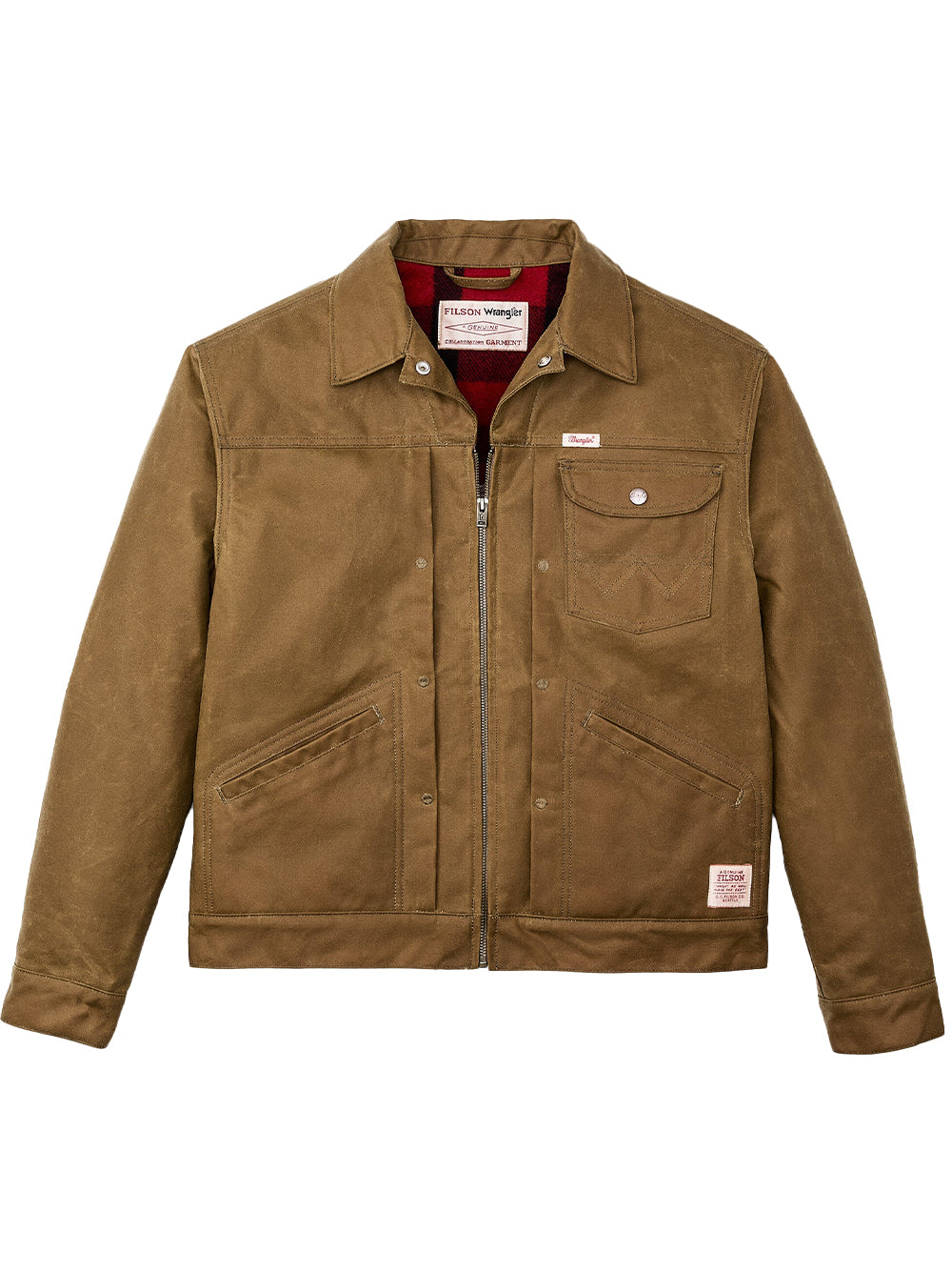 FILSON-FILSON X WRANGLER ADVENTURE JACKET-FMCPS0148 TAN
