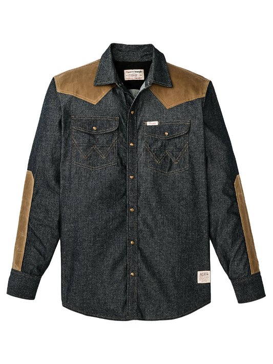 FILSON-FILSON X WRANGLER ADVENTURE SHIRT-FMCAM0076 INDIGO