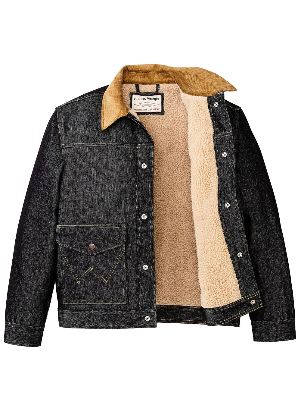 FILSON-FILSON X WRANGLER DENIM WORK JACKET-FMCPS0150 INDIGO