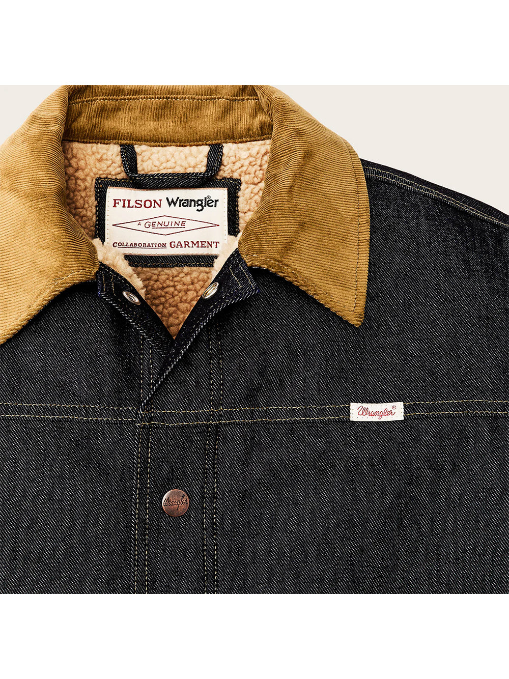 FILSON-FILSON X WRANGLER DENIM WORK JACKET-FMCPS0150 INDIGO