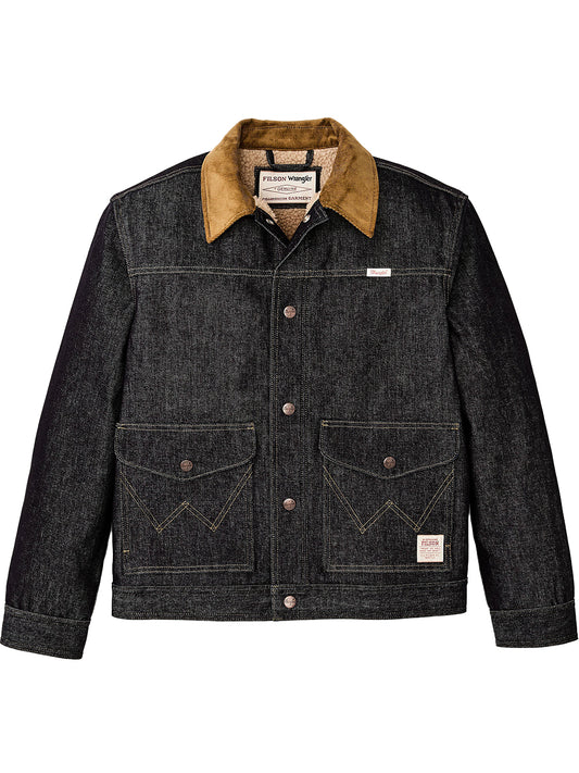 FILSON-FILSON X WRANGLER DENIM WORK JACKET-FMCPS0150 INDIGO