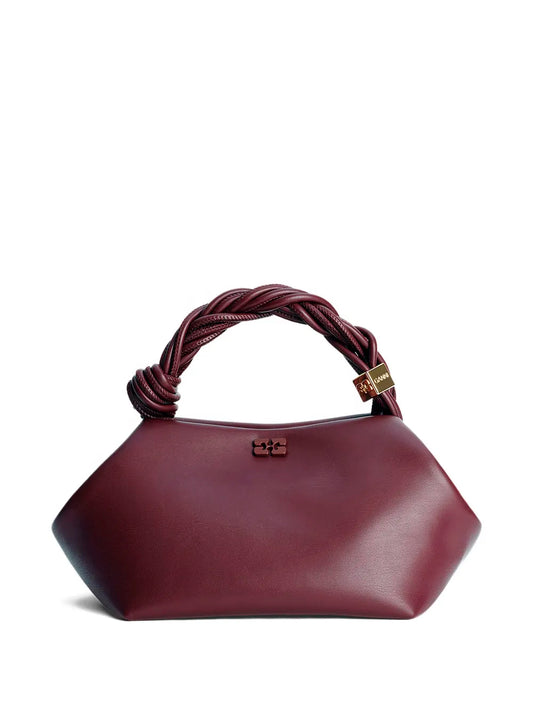 GANNI-BOU BAG SMALL-A5313 436 BURGUNDY
