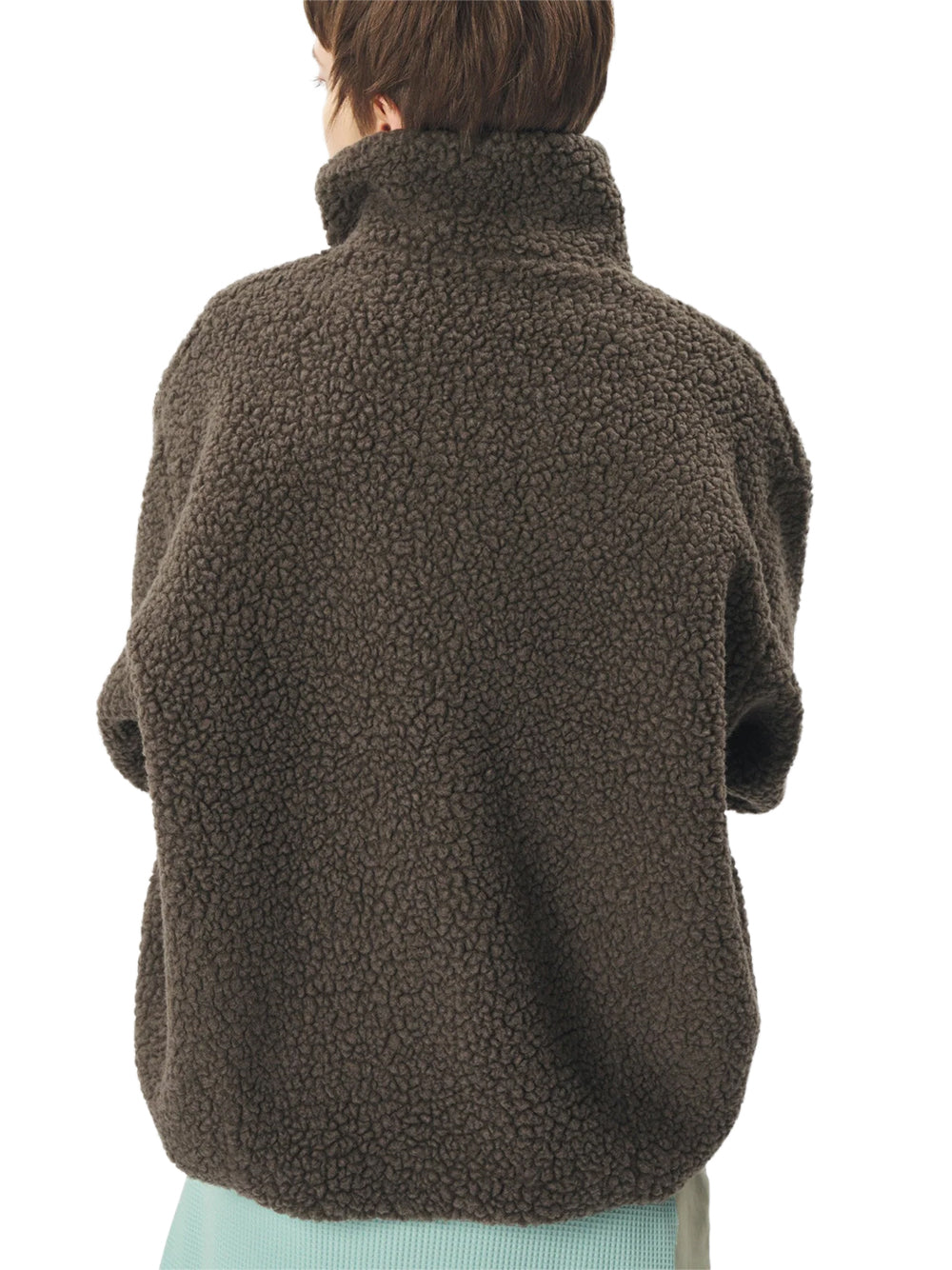 GOLDWIN-DEEP PILE FLEECE JACKET-GL36338 MOREL