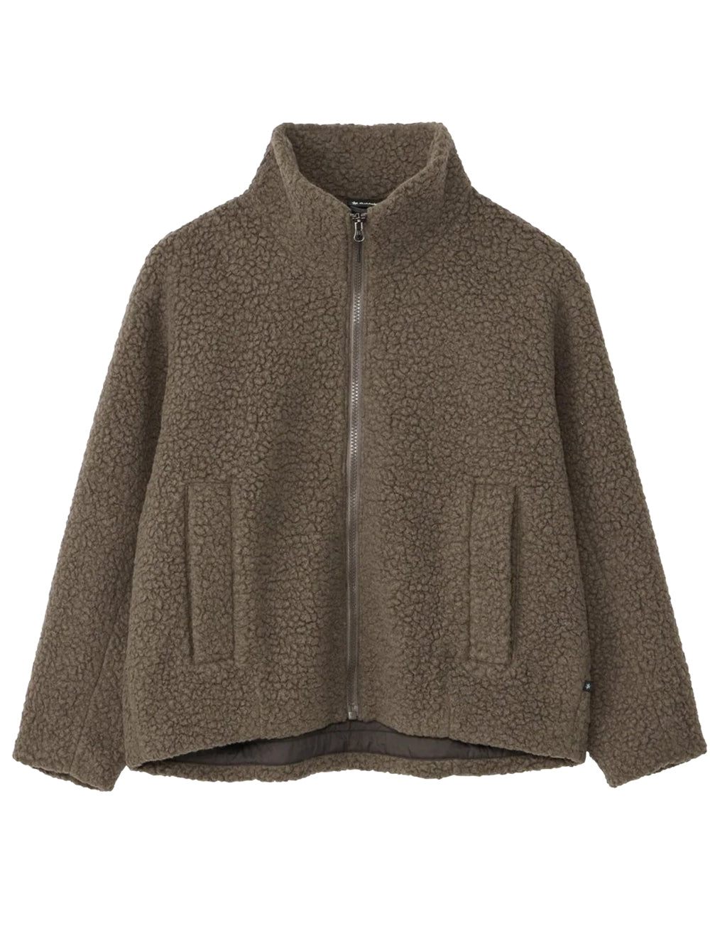 GOLDWIN-DEEP PILE FLEECE JACKET-GL36338 MOREL