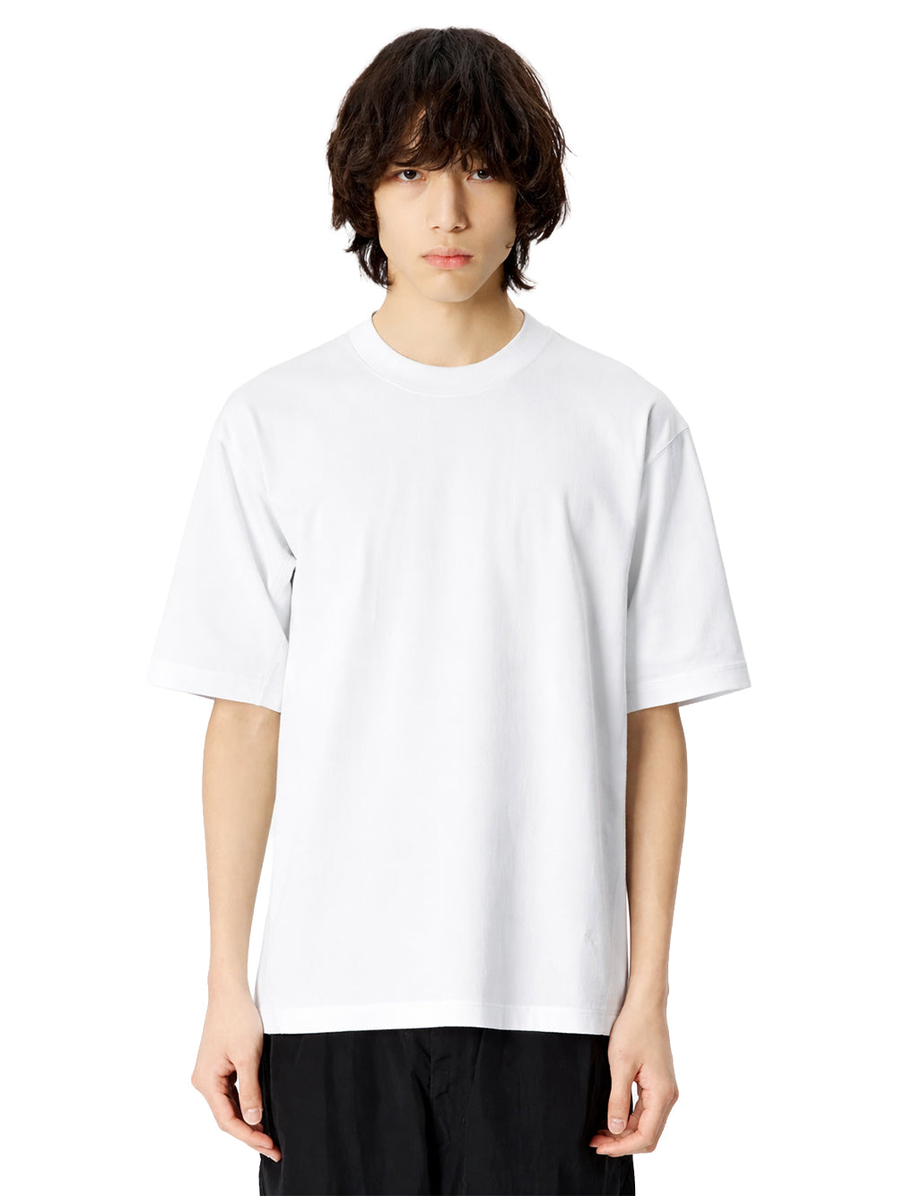 GOLDWIN-FINE TRICOT T-SHIRT-GL66145 WHITE