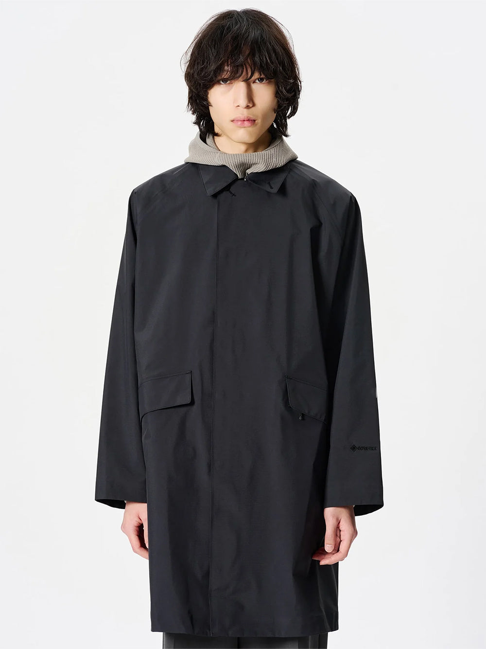 GOLDWIN-GORE-TEX 3/4 OVER COAT-GL05141 EBONY GRAY