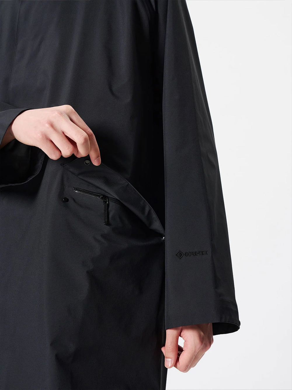 GOLDWIN-GORE-TEX 3/4 OVER COAT-GL05141 EBONY GRAY