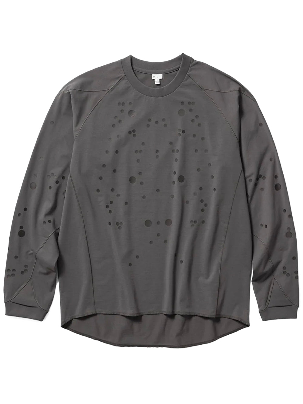 GOLDWIN-GRAPHIC L/S T-SHIRT-GZ45307 DEEP CHARCOAL
