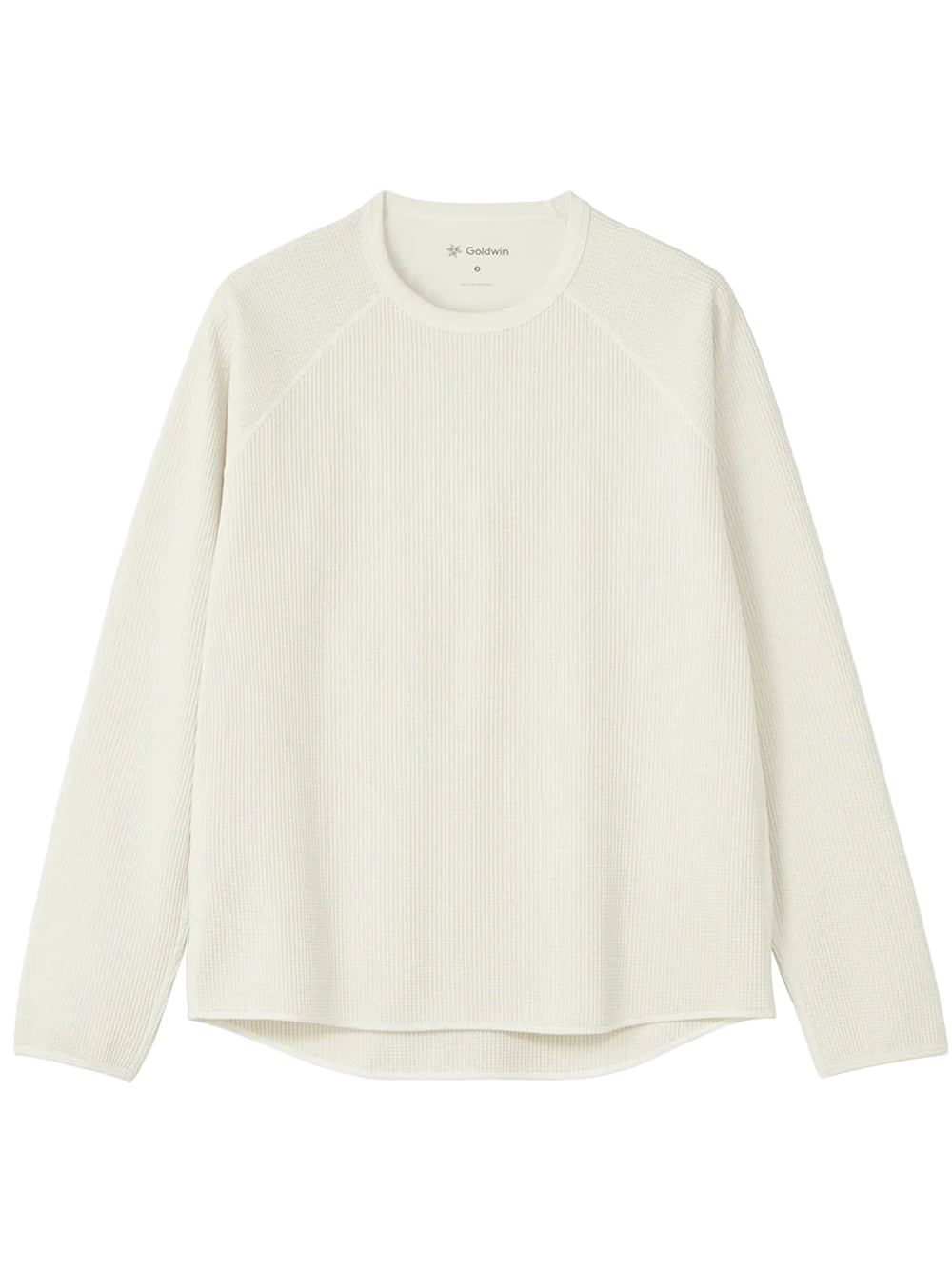 GOLDWIN-WAFFLE LIGHT L/S TSHIRT-GL45142 IVORY