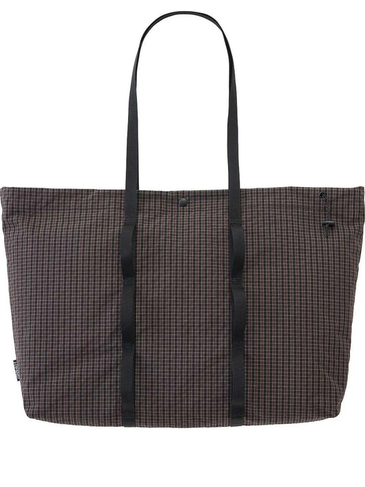 GRAMICCI-PLAID CLIMBING TOTE-G5FA.170 DEEP BROWN