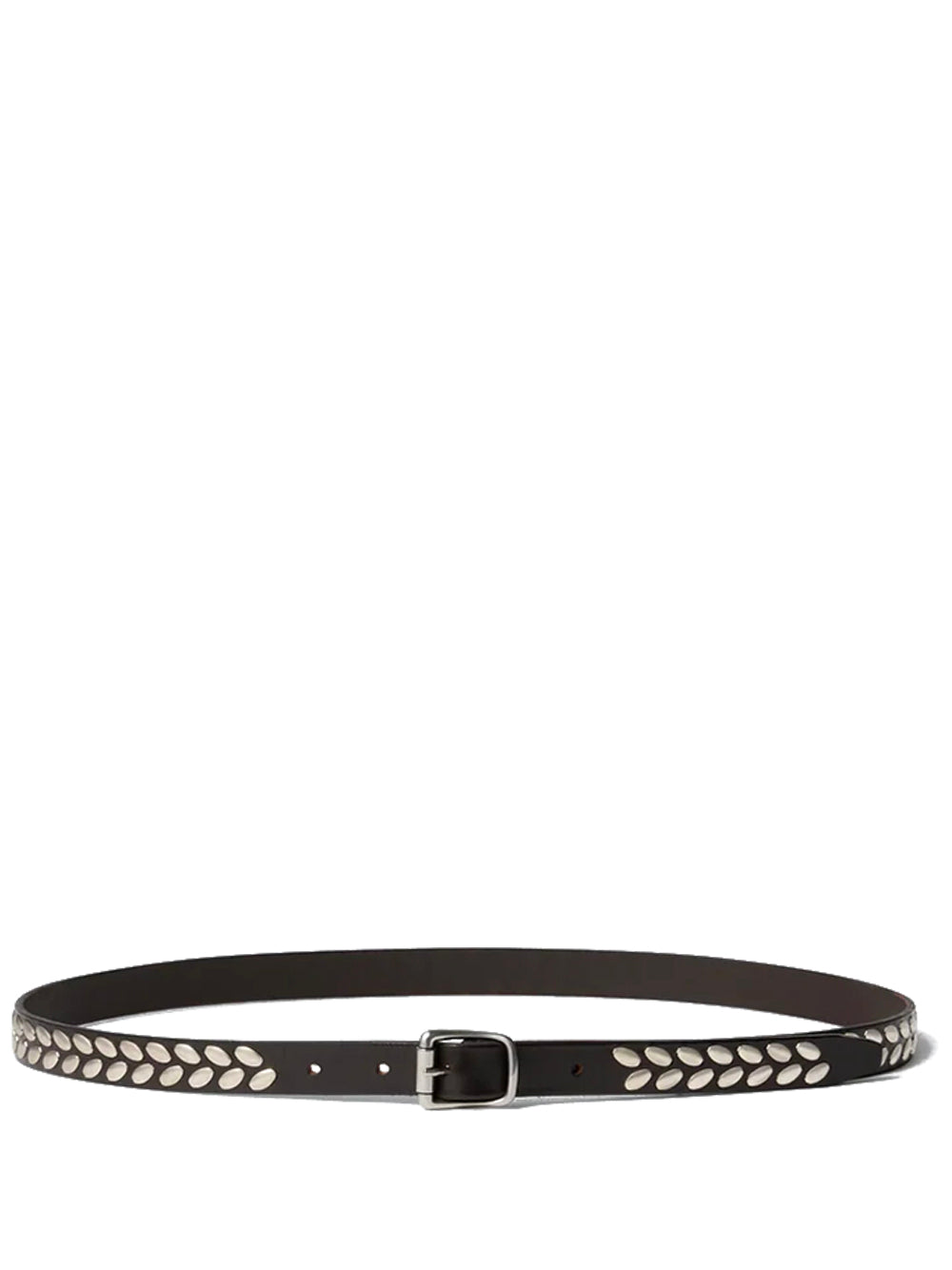 LEMAIRE-ALMOND STUD BELT 20-AC1212 LL0055 BR449 DARK BROWN