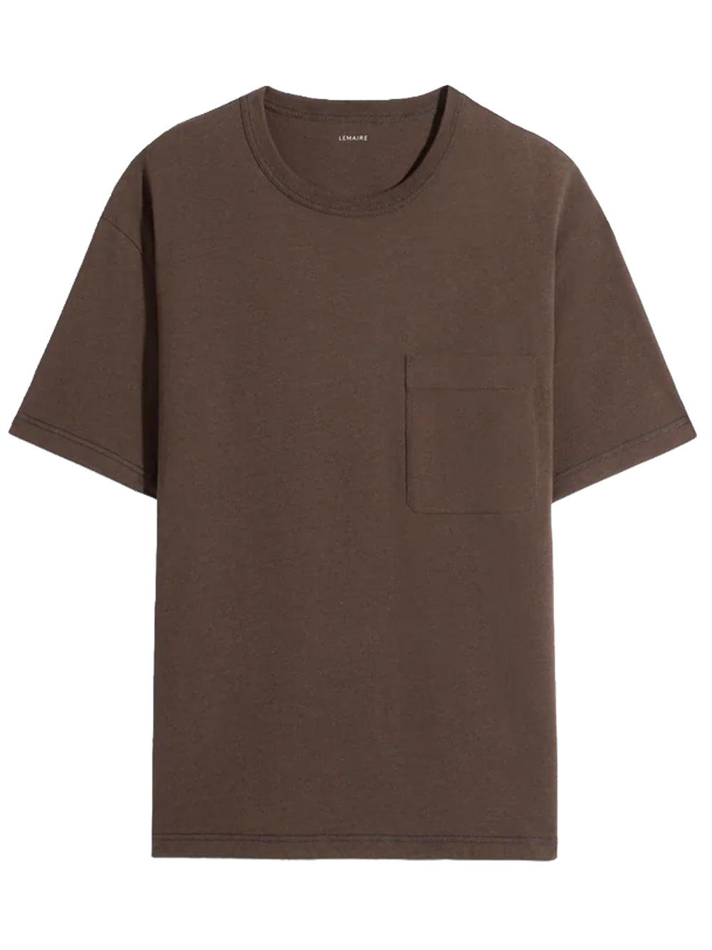 LEMAIRE-BOXY SS T-SHIRT-TS0010 LJ1010 BR512 RISTRETTO