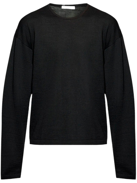 LEMAIRE-CREWNECK JUMPER-TO1359.LK087 BK999 BLACK