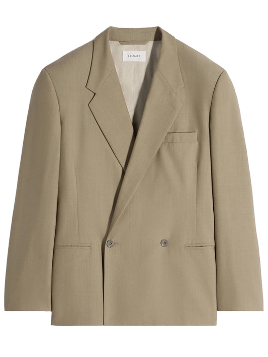 LEMAIRE-DB TAILORED JACKET-JA1096 LF414 GR657 HAY GREEN