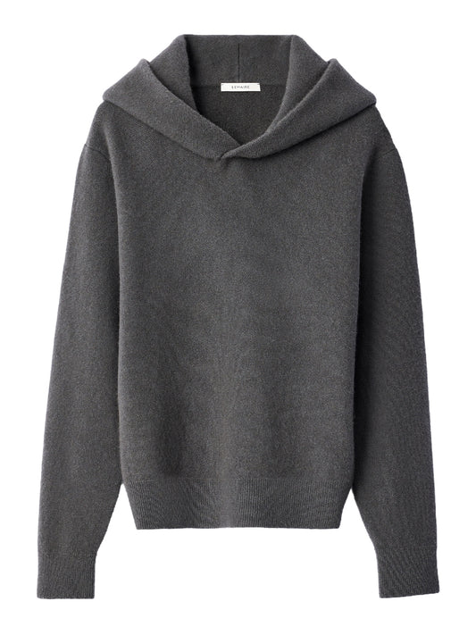 LEMAIRE-HOODED SWEATER-PO0043.LK1062 BK502 STONE