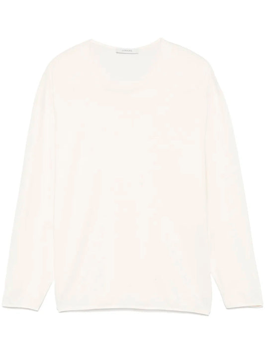 LEMAIRE-LS RELAXED TEE-TO1375.LJ1018 WH001 CHALK