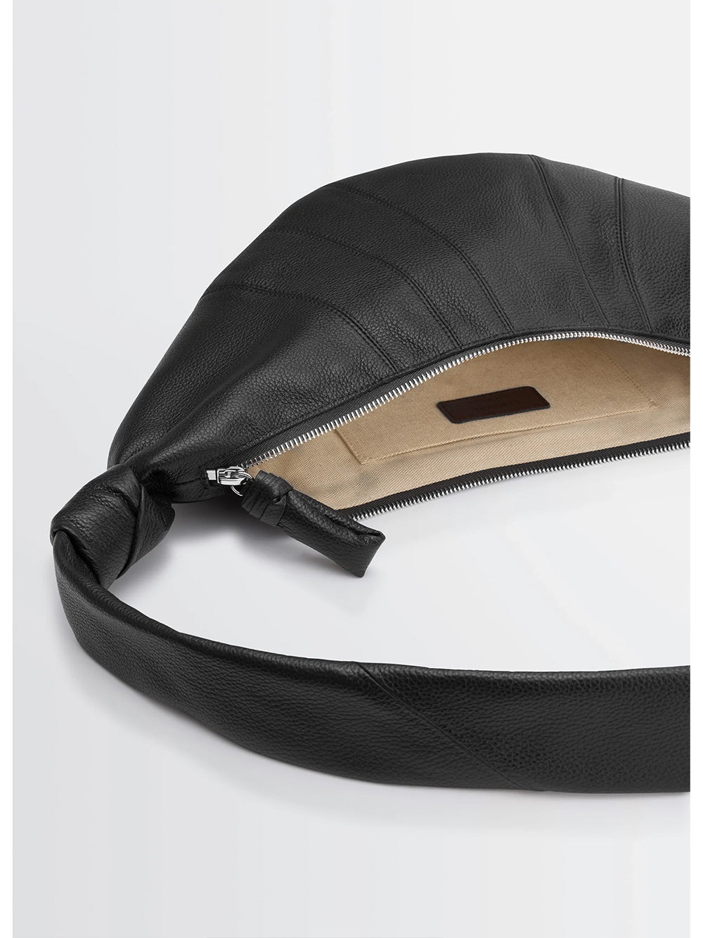 LEMAIRE-MEDIUM CROISSANT BAG-BG0001.LL0018 BK999 BLACK