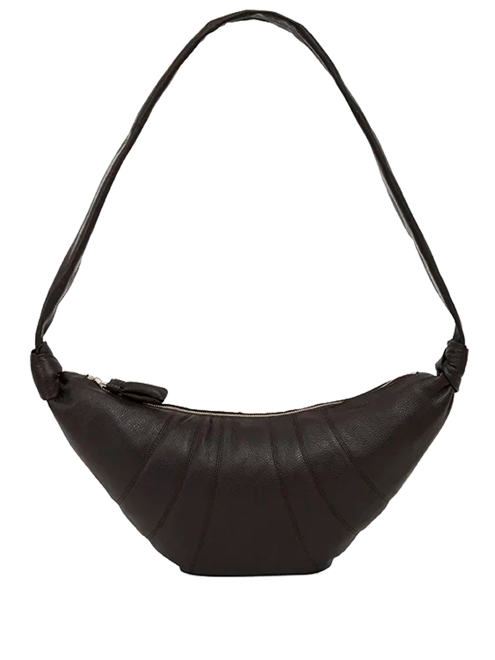 LEMAIRE-MEDIUM CROISSANT BAG-BG0001.LL0018 BR490 DARK CHOCOLATE