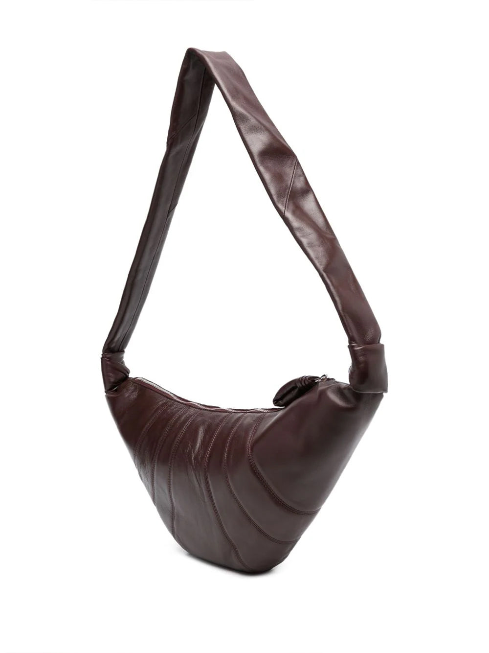 LEMAIRE-MEDIUM CROISSANT BAG-BG0001LL095 BR490 DARK CHOCOLATE