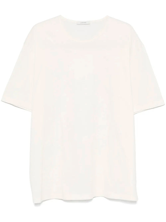 LEMAIRE-RELAXED T-SHIRT-TO1335.LJ1018 WH001 CHALK