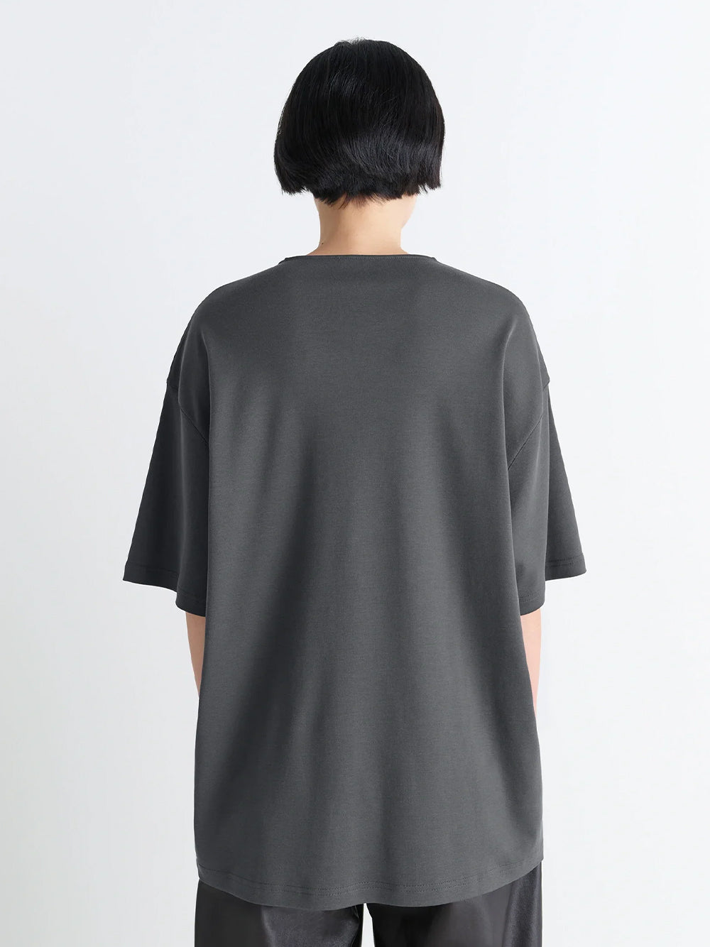 LEMAIRE-RELAXED TSHIRT-T01457.LJ1043 BK878 CARBON GREY