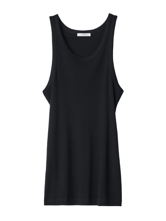 LEMAIRE-RIBBED TANK TOP-TS0035.LJ1067 BK999 BLACK