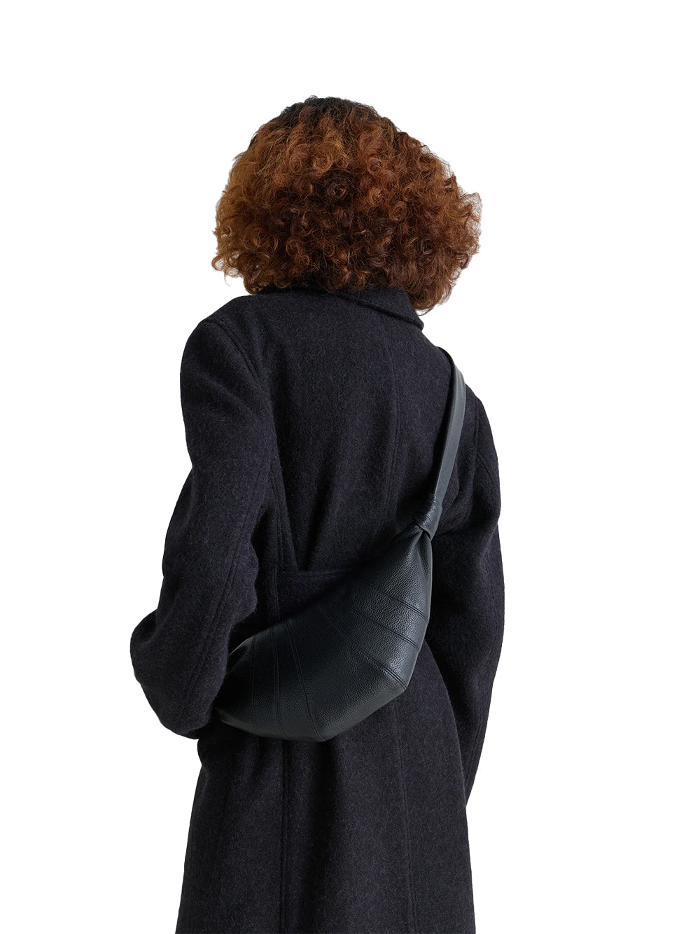 LEMAIRE-SMALL CROISSANT BAG-BG0003.LL0018 BK999 BLACK