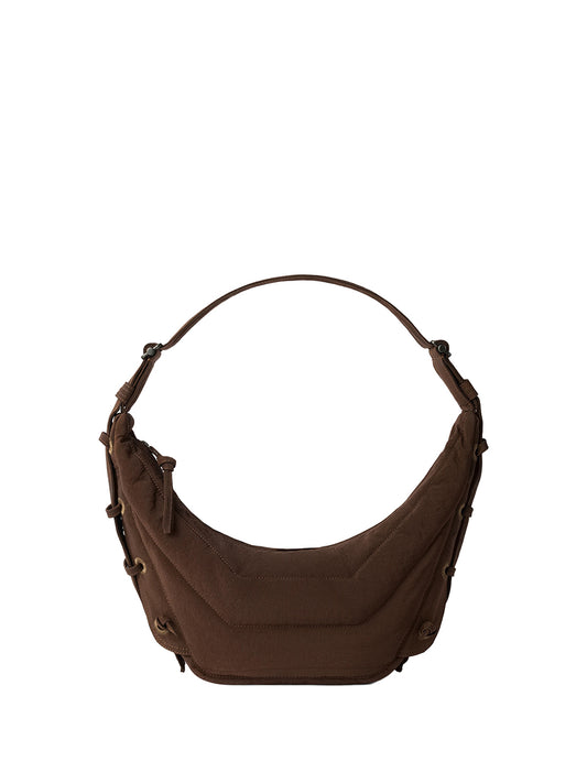 LEMAIRE-SMALL SOFT GAME BAG-BG293.LF1330 BR303 CHOCOLATE TRUFFLE