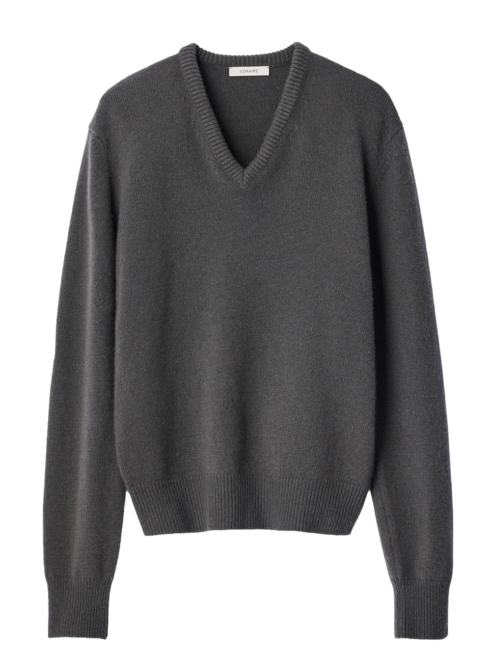 LEMAIRE-V-NECK SWEATER-PO0044.LK1062 BK502 STONE