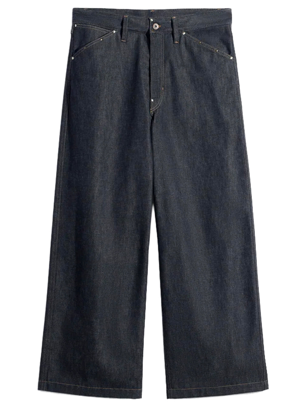 LEMAIRE-WIDE PANT WITH STUDS-PA1288 LD1061 BK965 SLATE