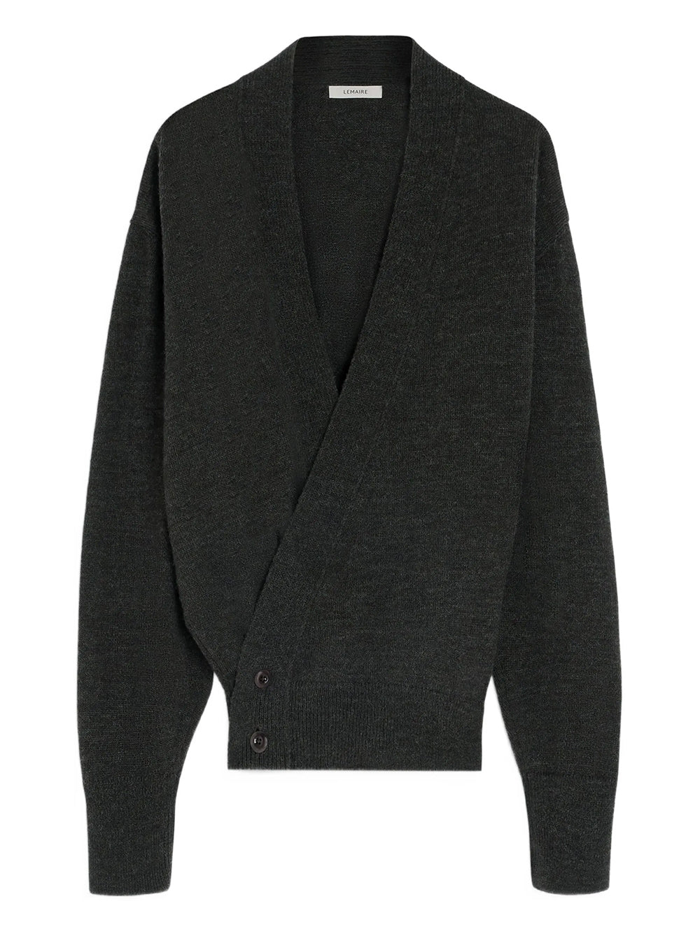 LEMAIRE-WRAP CARDIGAN-T01476.LK1028 BR507 DARK ESPRESSO