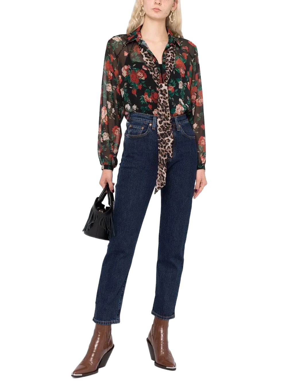 LEVI`S®-501 CROP-36200.0179 SALSA STONEWASH