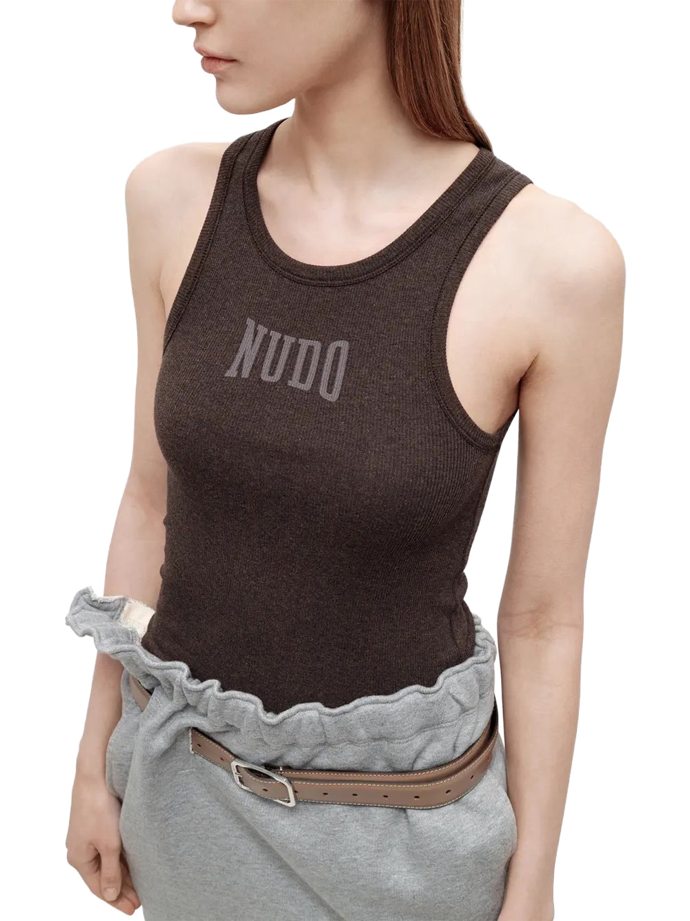 MAGLIANO-NUDO CANOTTA-MGSS26TT02876 27 BROWN MELANGE