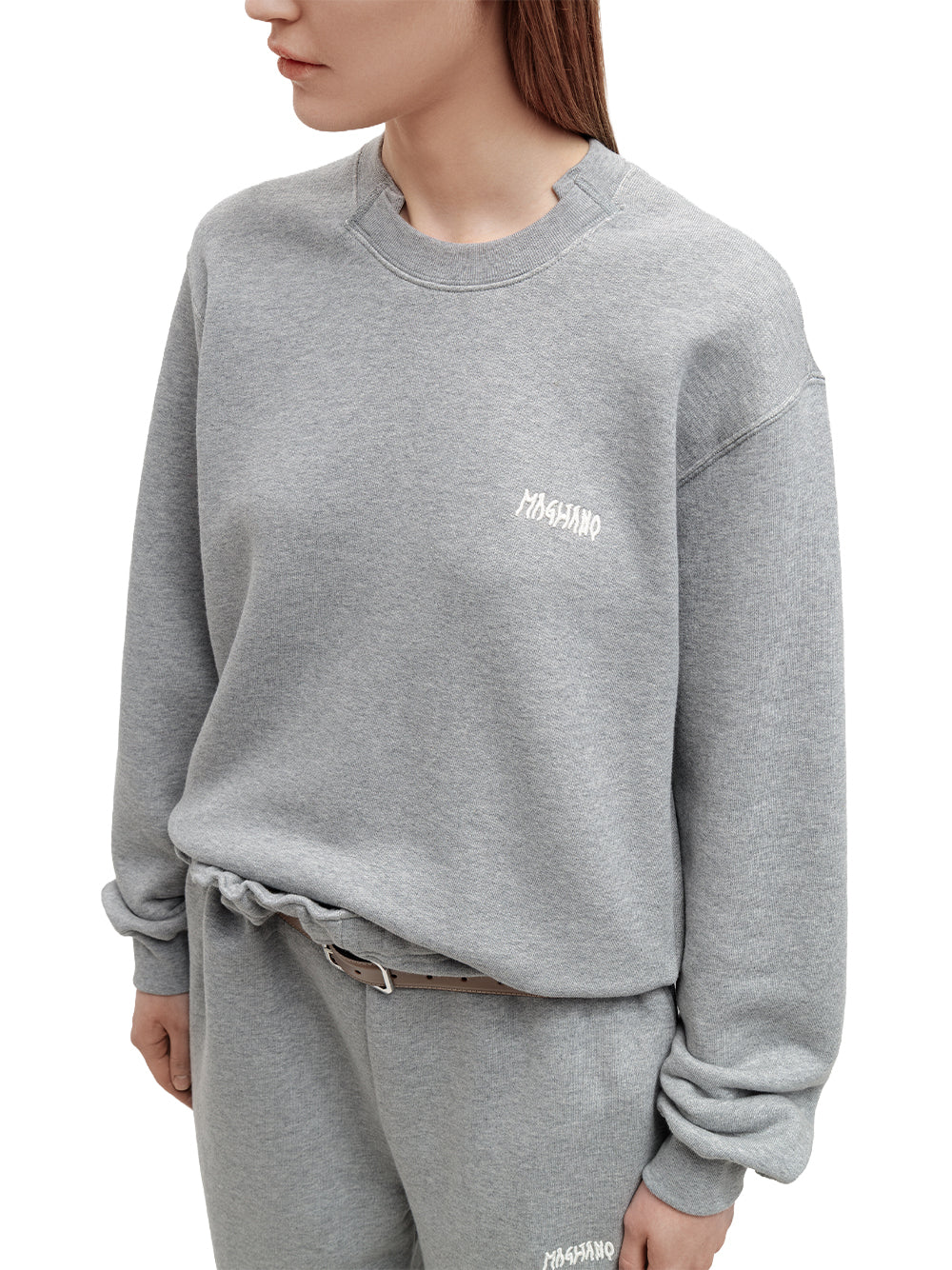 MAGLIANO-PROVINCIA SWEAT SHIRT-MGSS26ST02012 57 GREY MELANGE